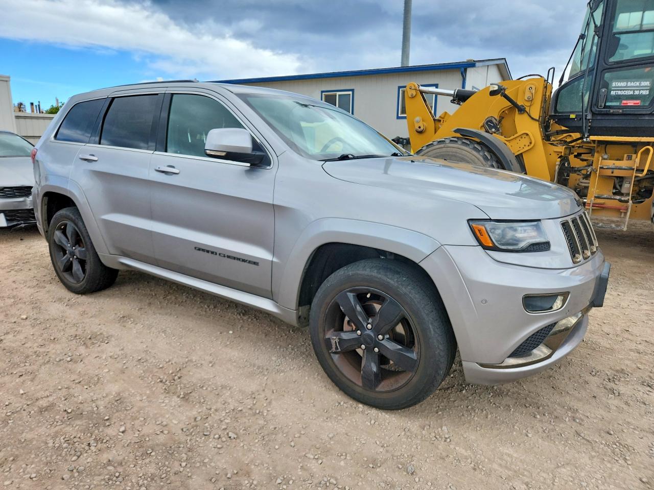2015 Jeep Grand Cherokee Overland Silver vin: 1C4RJFCG9FC190677