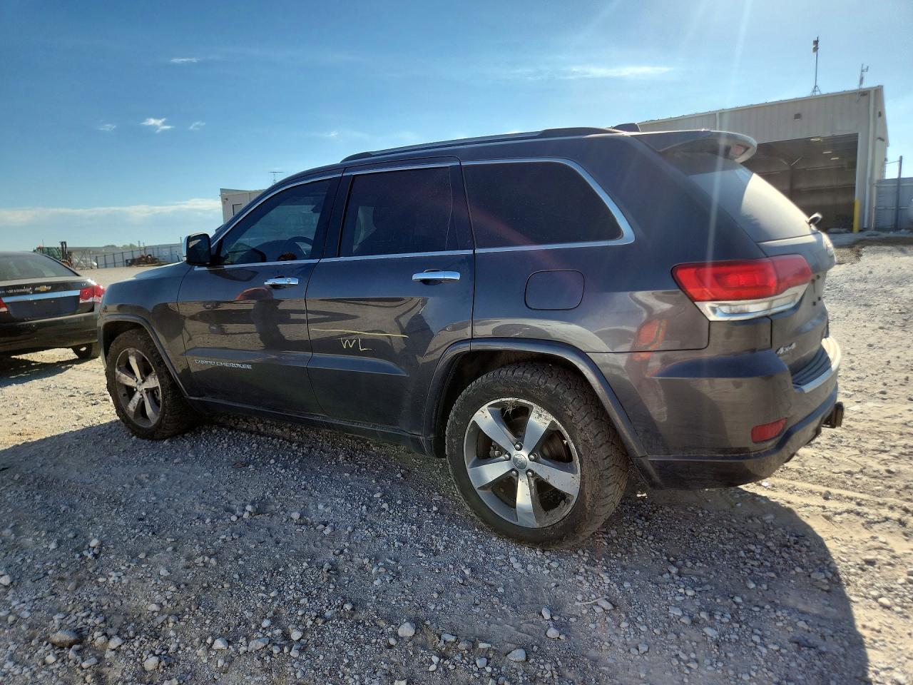2015 Jeep Grand Cherokee Overland Gray vin: 1C4RJFCG9FC665258