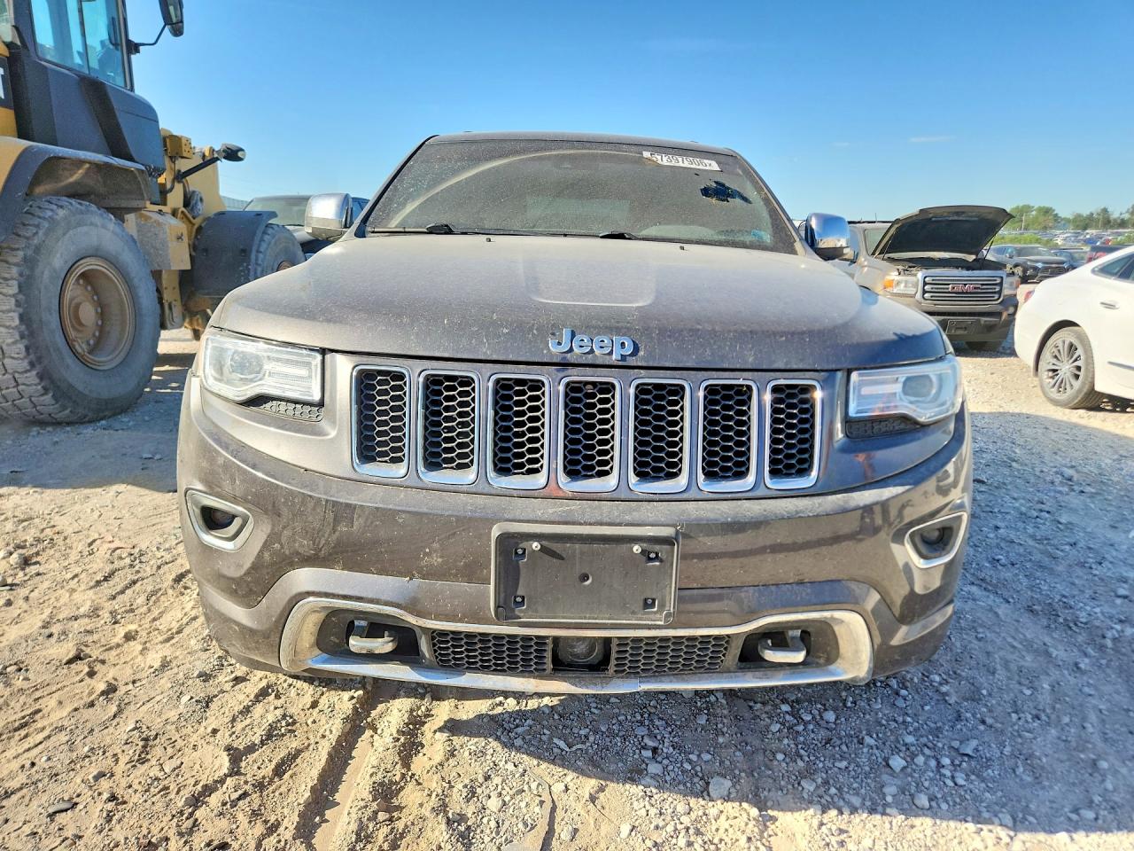 2015 Jeep Grand Cherokee Overland Gray vin: 1C4RJFCG9FC665258