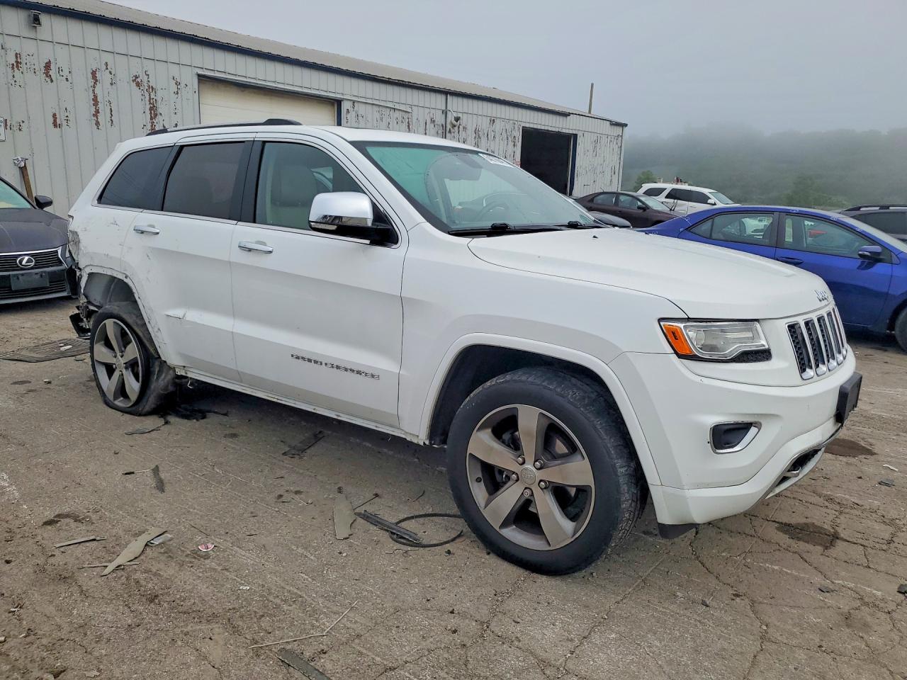 2015 Jeep Grand Cherokee Overland Белый vin: 1C4RJFCG9FC741772