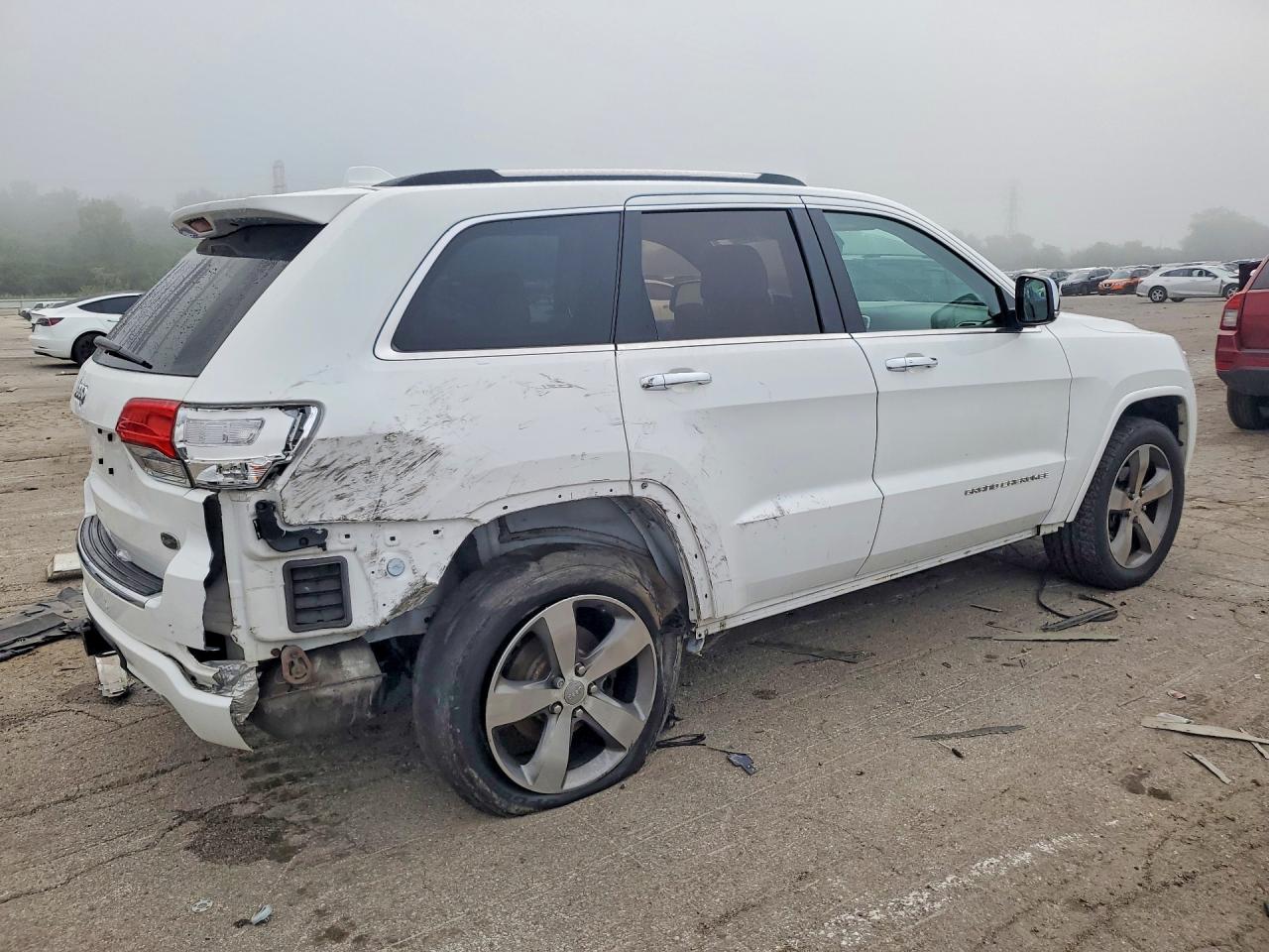 2015 Jeep Grand Cherokee Overland Белый vin: 1C4RJFCG9FC741772