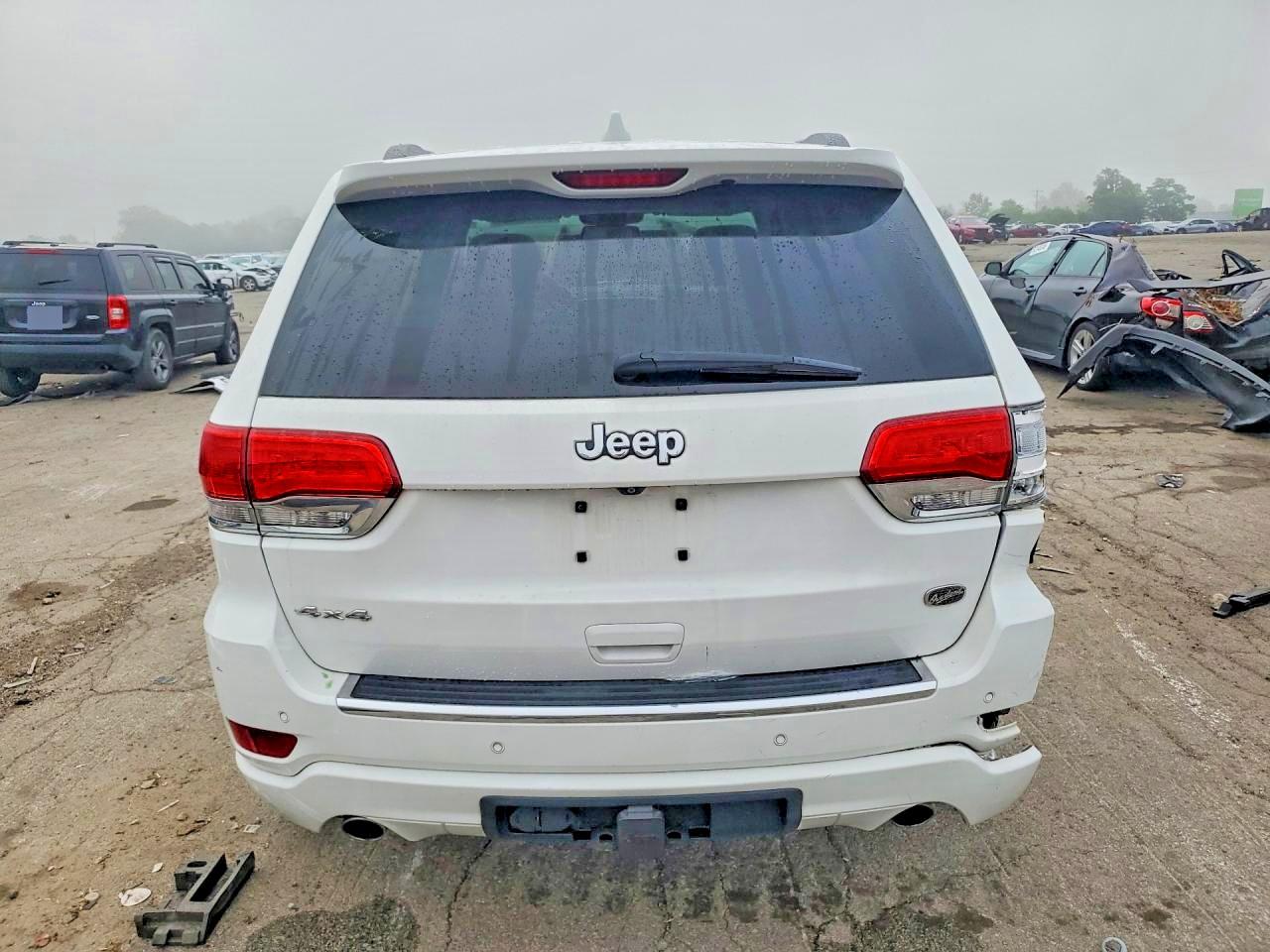 2015 Jeep Grand Cherokee Overland Белый vin: 1C4RJFCG9FC741772