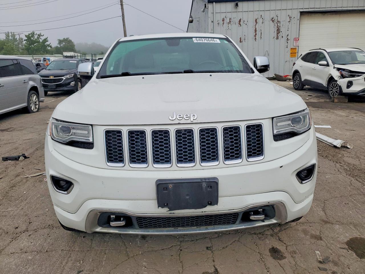 2015 Jeep Grand Cherokee Overland Белый vin: 1C4RJFCG9FC741772