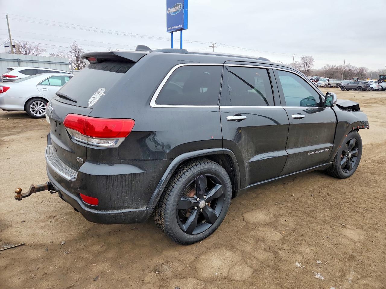 2015 Jeep Grand Cherokee Overland Черный vin: 1C4RJFCG9FC782791