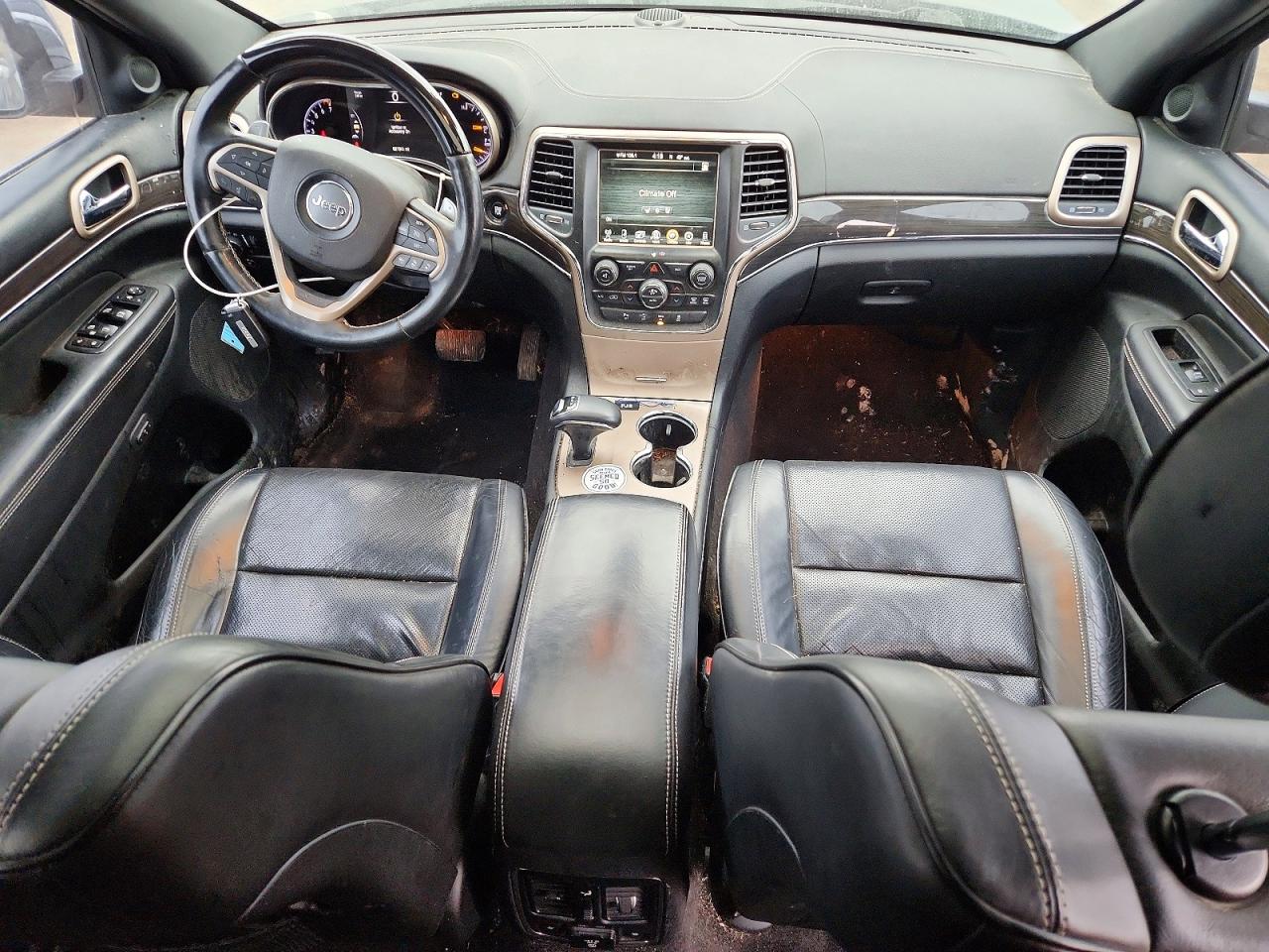 2015 Jeep Grand Cherokee Overland Черный vin: 1C4RJFCG9FC782791
