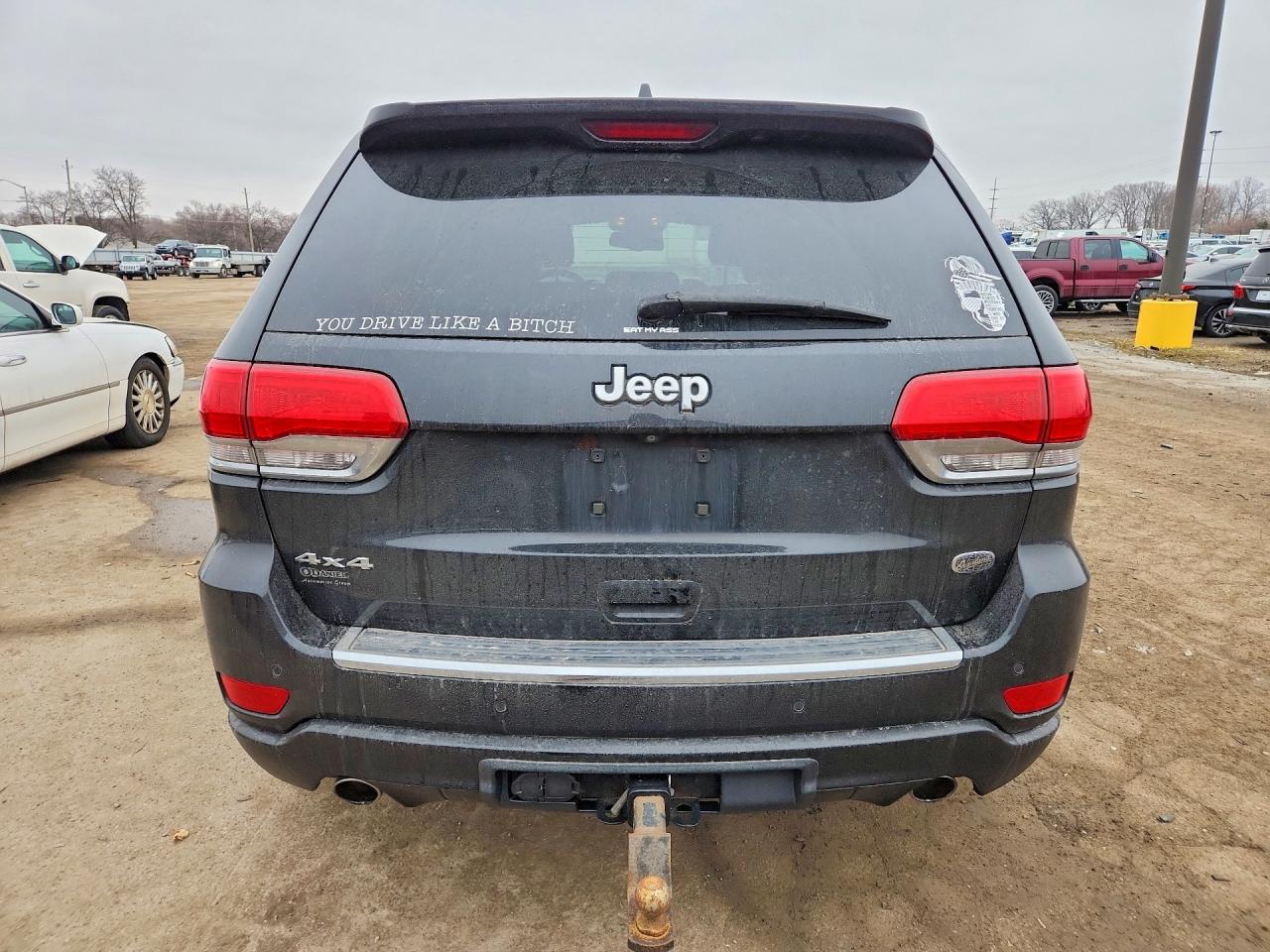 2015 Jeep Grand Cherokee Overland Черный vin: 1C4RJFCG9FC782791