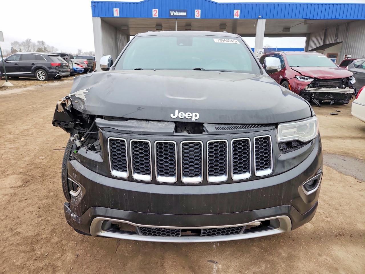 2015 Jeep Grand Cherokee Overland Черный vin: 1C4RJFCG9FC782791