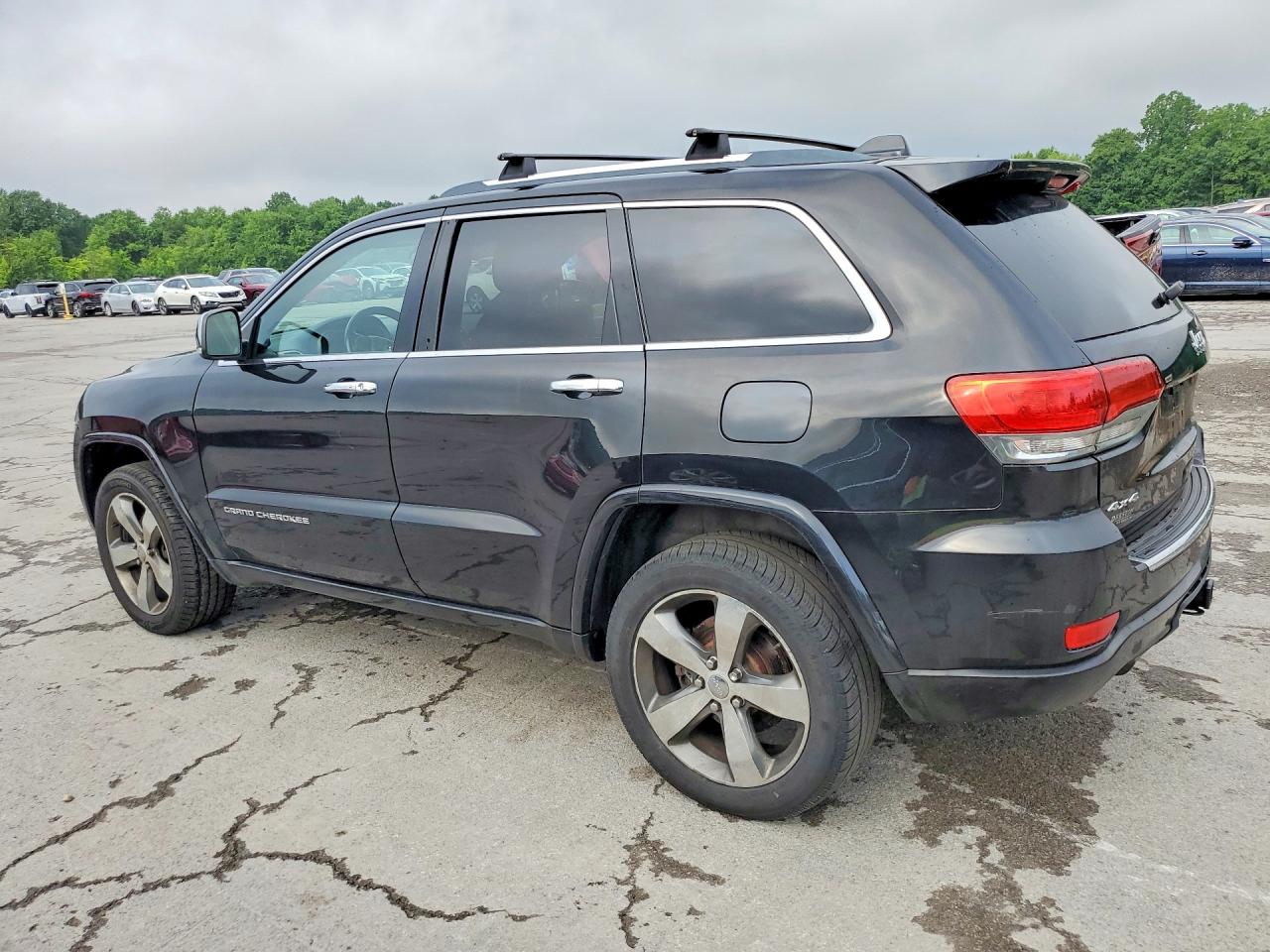 2015 Jeep Grand Cherokee Overland Black vin: 1C4RJFCG9FC813182