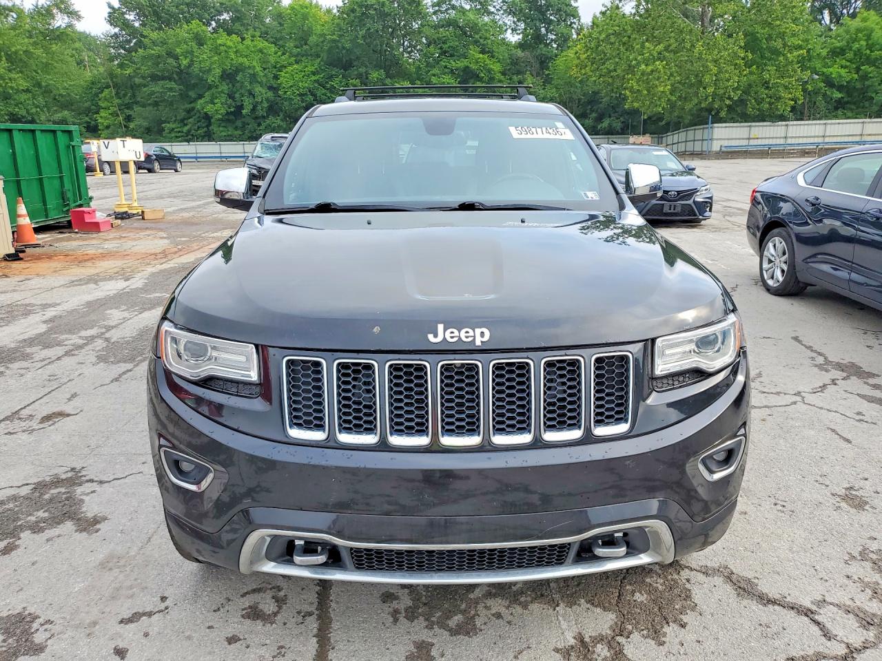 2015 Jeep Grand Cherokee Overland Black vin: 1C4RJFCG9FC813182