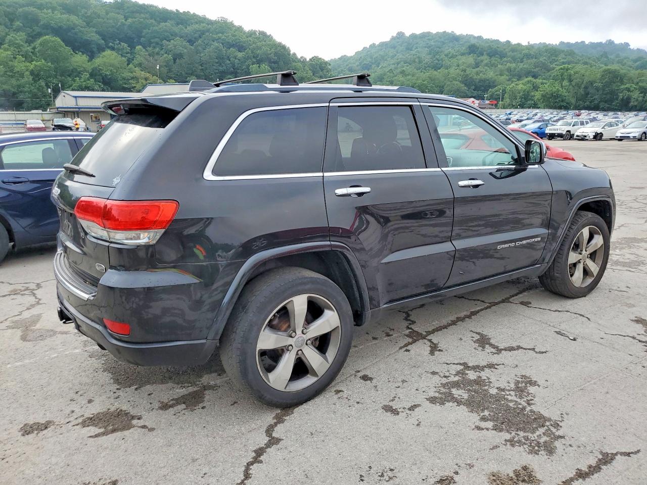 2015 Jeep Grand Cherokee Overland Black vin: 1C4RJFCG9FC813182