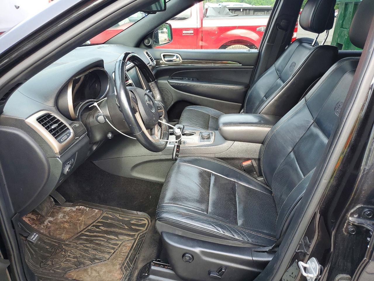 2015 Jeep Grand Cherokee Overland Black vin: 1C4RJFCG9FC813182