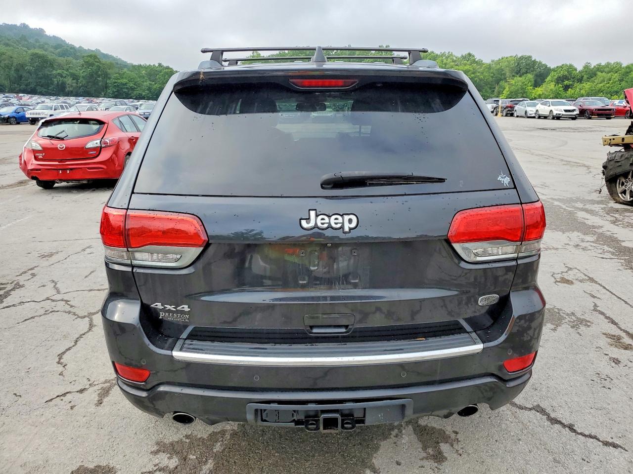 2015 Jeep Grand Cherokee Overland Black vin: 1C4RJFCG9FC813182