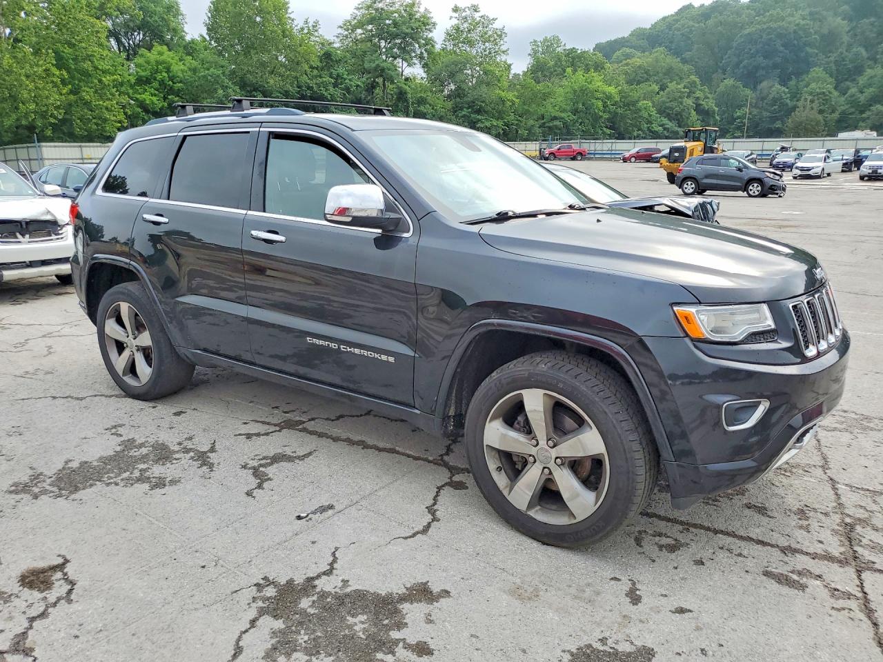 2015 Jeep Grand Cherokee Overland Black vin: 1C4RJFCG9FC813182