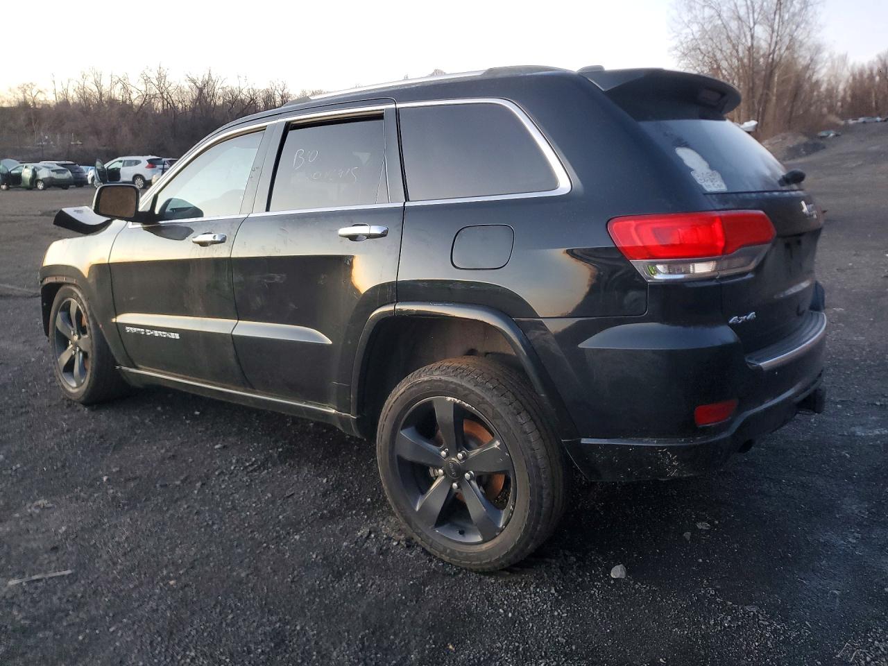 2015 Jeep Grand Cherokee Overland Black vin: 1C4RJFCG9FC871373
