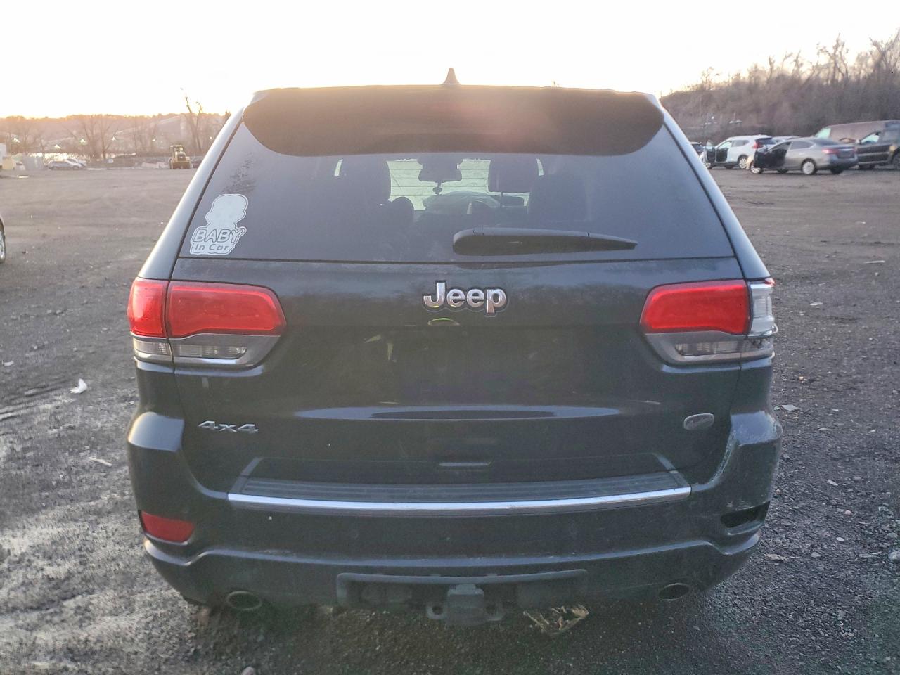 2015 Jeep Grand Cherokee Overland Black vin: 1C4RJFCG9FC871373