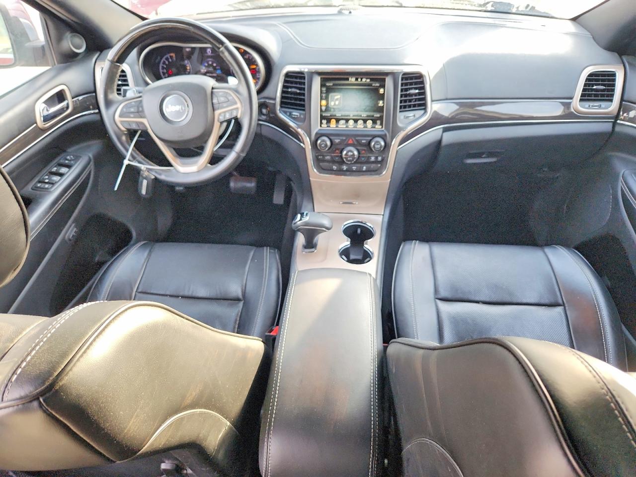 2015 Jeep Grand Cherokee Overland Red vin: 1C4RJFCG9FC955175