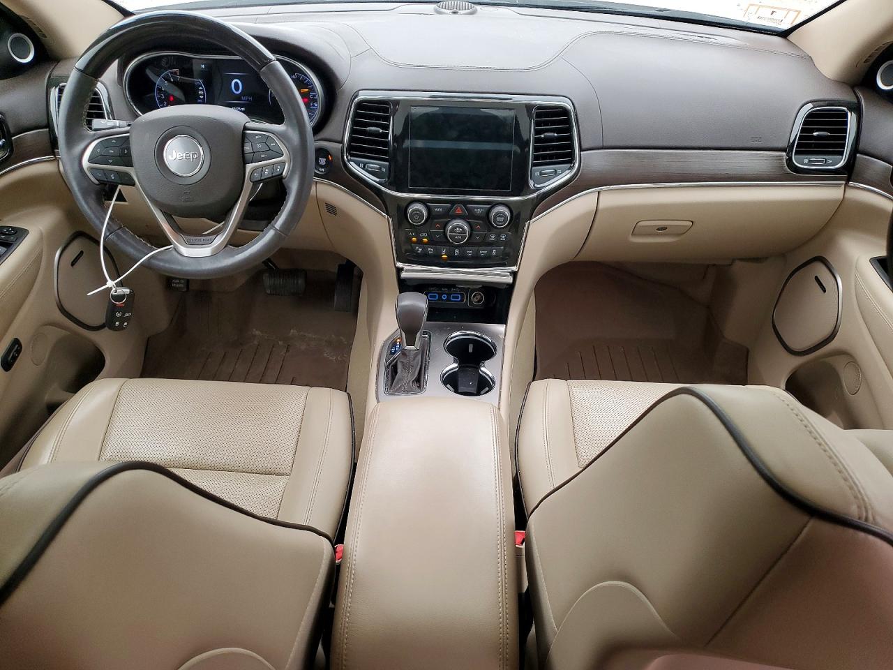 2021 Jeep Grand Cherokee Overland White vin: 1C4RJFCG9MC551757