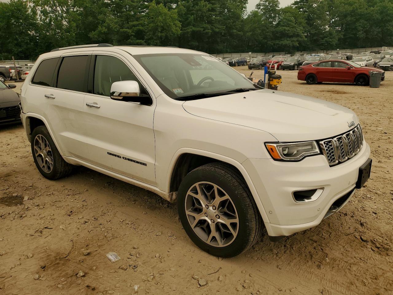 2021 Jeep Grand Cherokee Overland White vin: 1C4RJFCG9MC551757