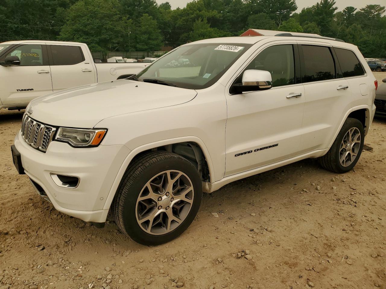 2021 Jeep Grand Cherokee Overland White vin: 1C4RJFCG9MC551757