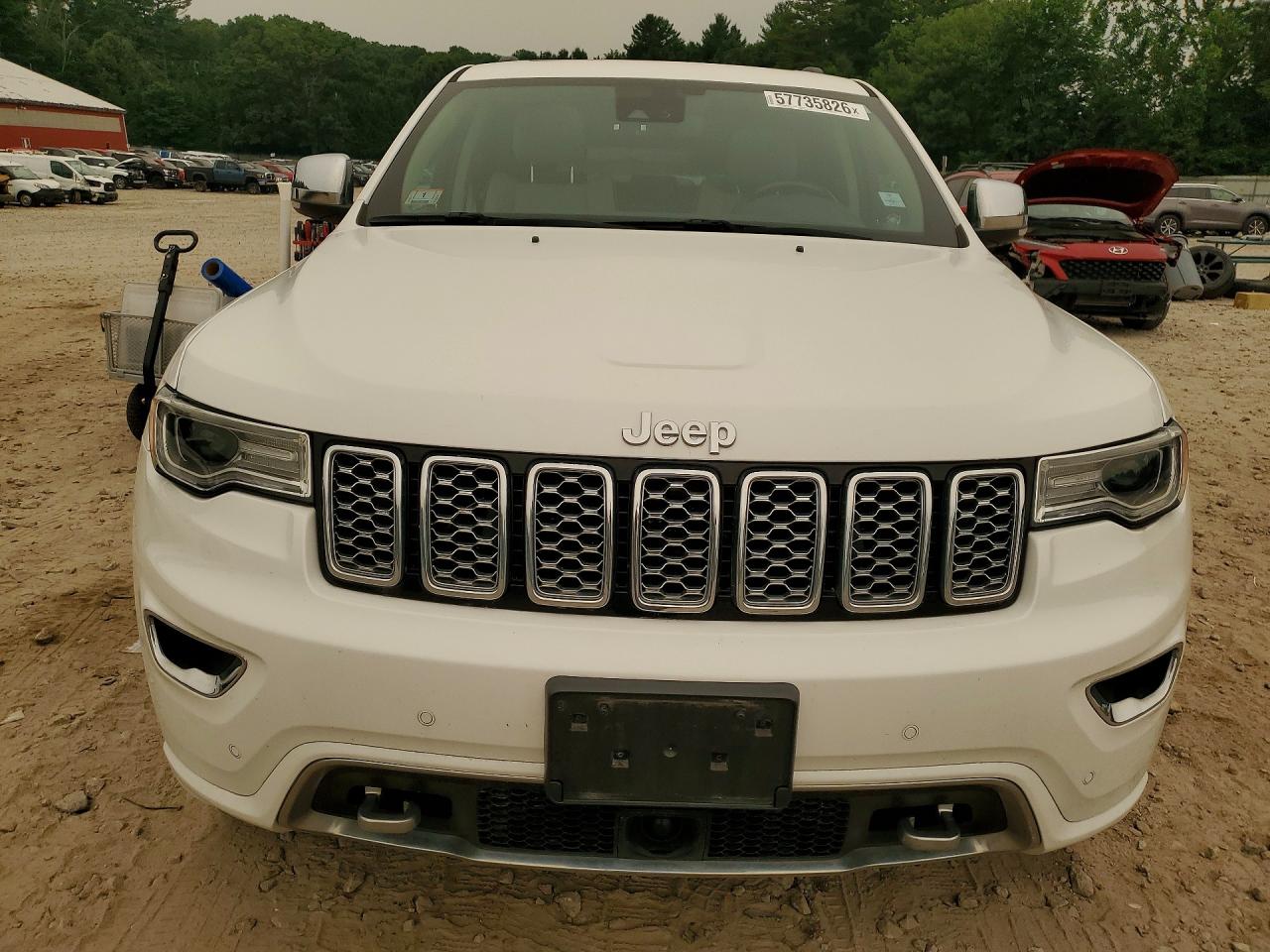 2021 Jeep Grand Cherokee Overland White vin: 1C4RJFCG9MC551757