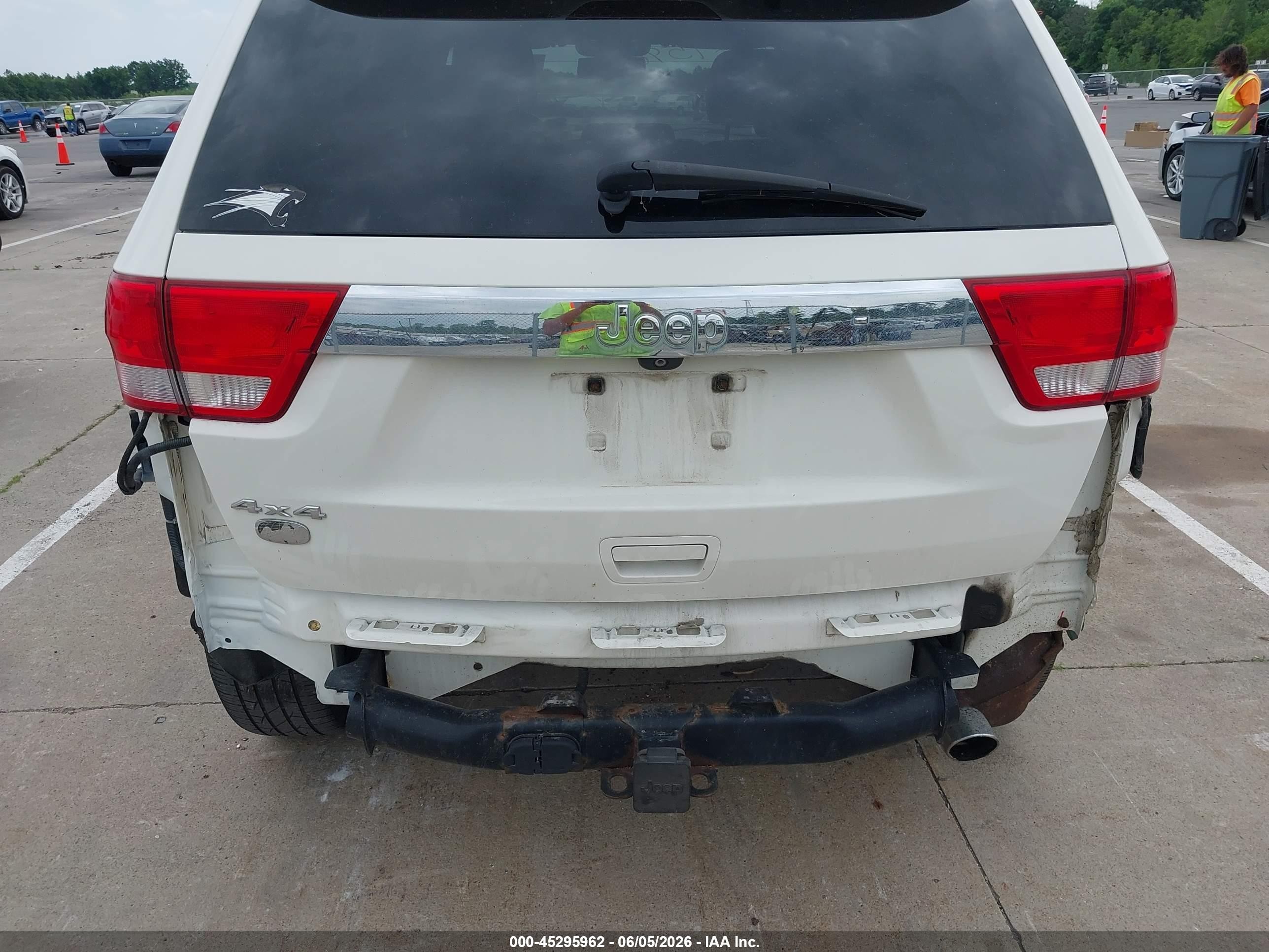 2012 Jeep Grand Cherokee Overland Белый vin: 1C4RJFCGXCC264507