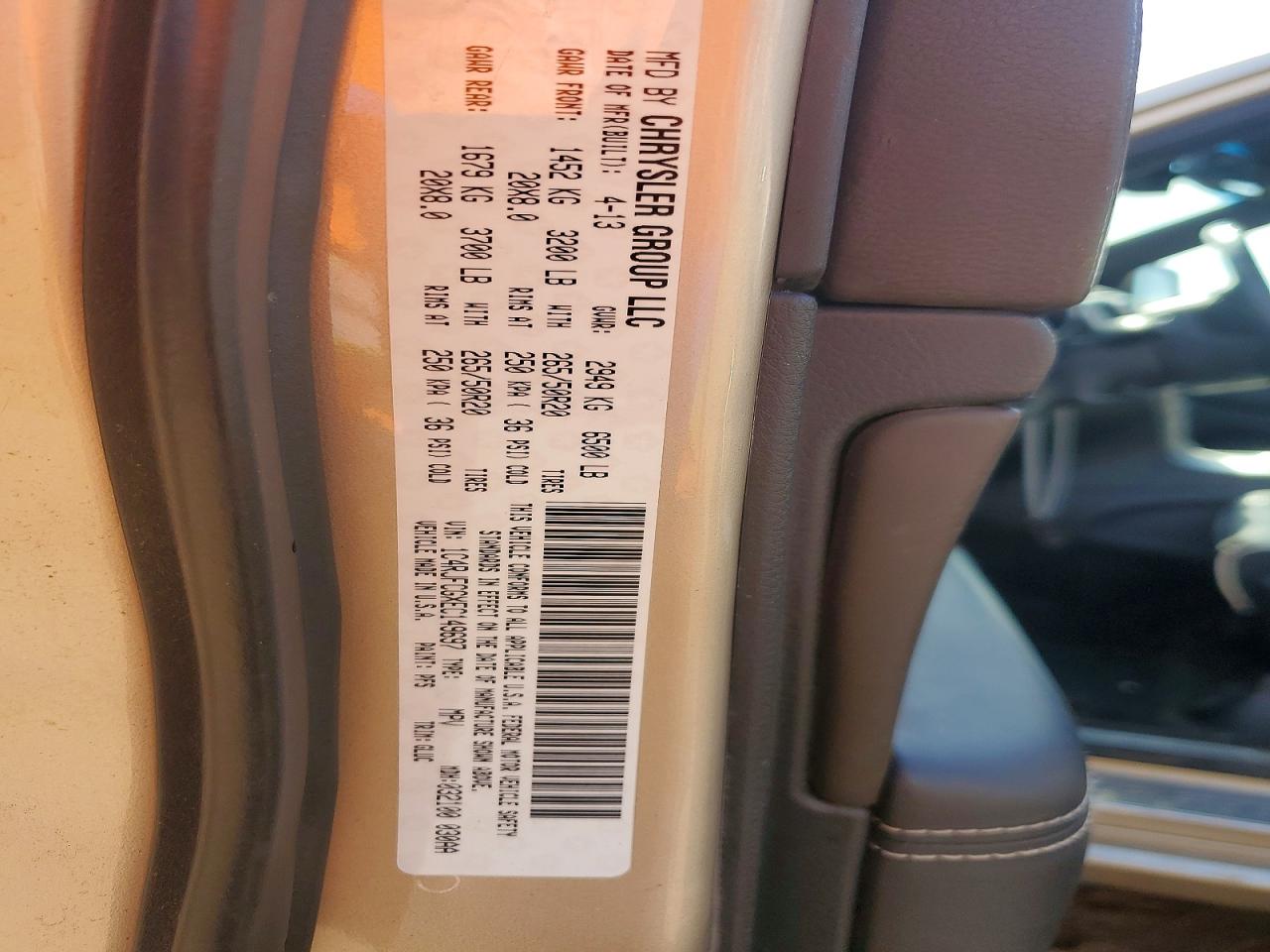 2014 Jeep Grand Cherokee Overland Beige vin: 1C4RJFCGXEC149697