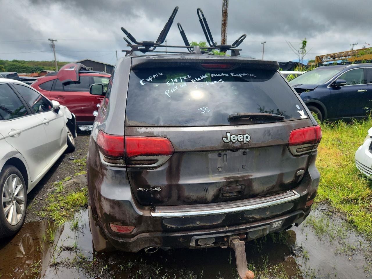 2014 Jeep Grand Cherokee Overland Charcoal vin: 1C4RJFCGXEC172106