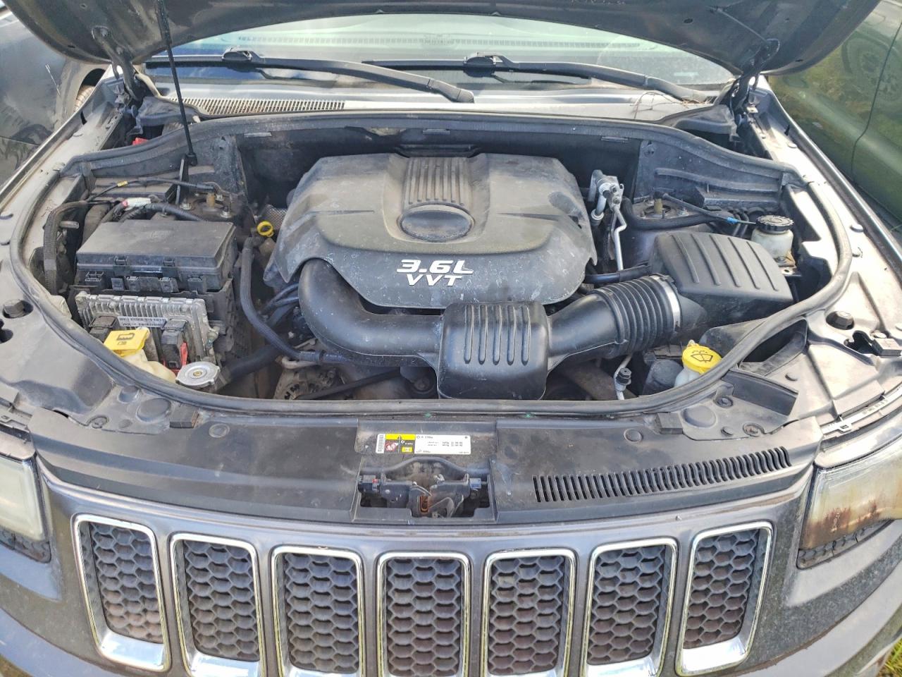 2014 Jeep Grand Cherokee Overland Charcoal vin: 1C4RJFCGXEC172106