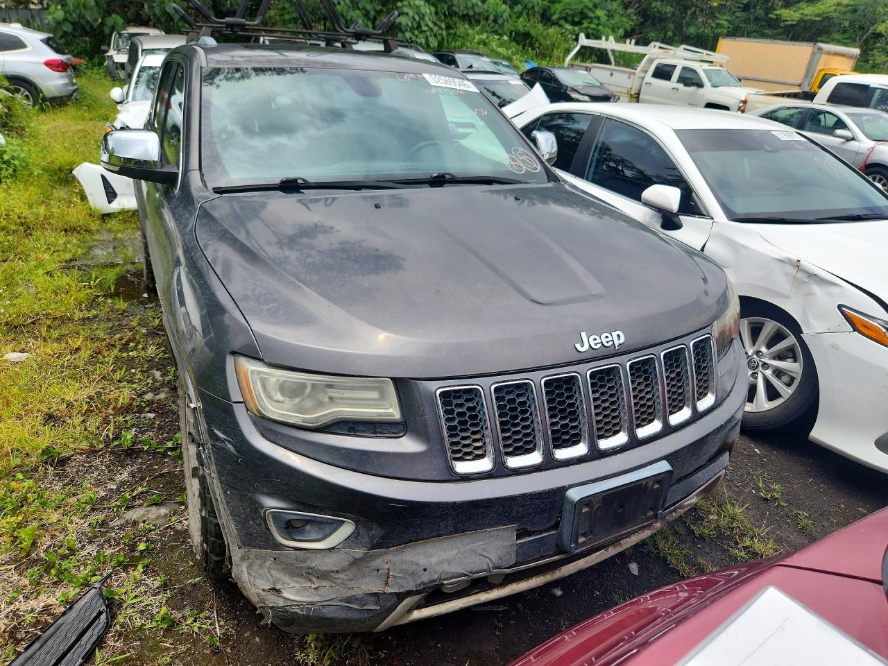 2014 Jeep Grand Cherokee Overland Charcoal vin: 1C4RJFCGXEC172106
