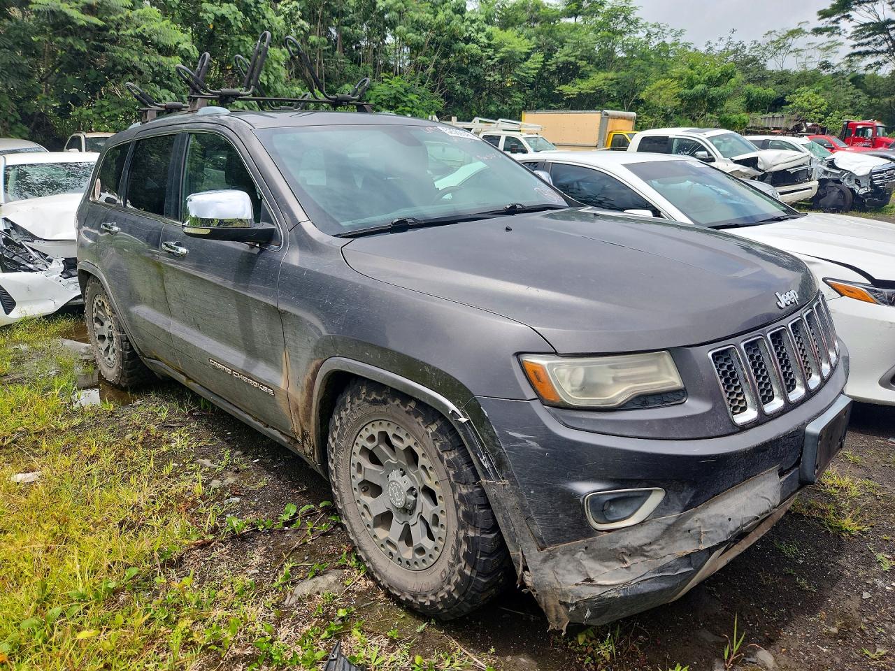 2014 Jeep Grand Cherokee Overland Charcoal vin: 1C4RJFCGXEC172106