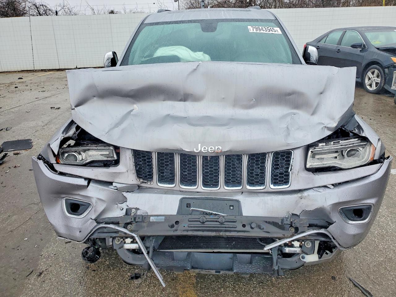 2014 Jeep Grand Cherokee Overland Серебряный vin: 1C4RJFCGXEC210725
