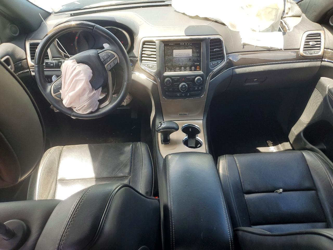 2014 Jeep Grand Cherokee Overland Серебряный vin: 1C4RJFCGXEC210725