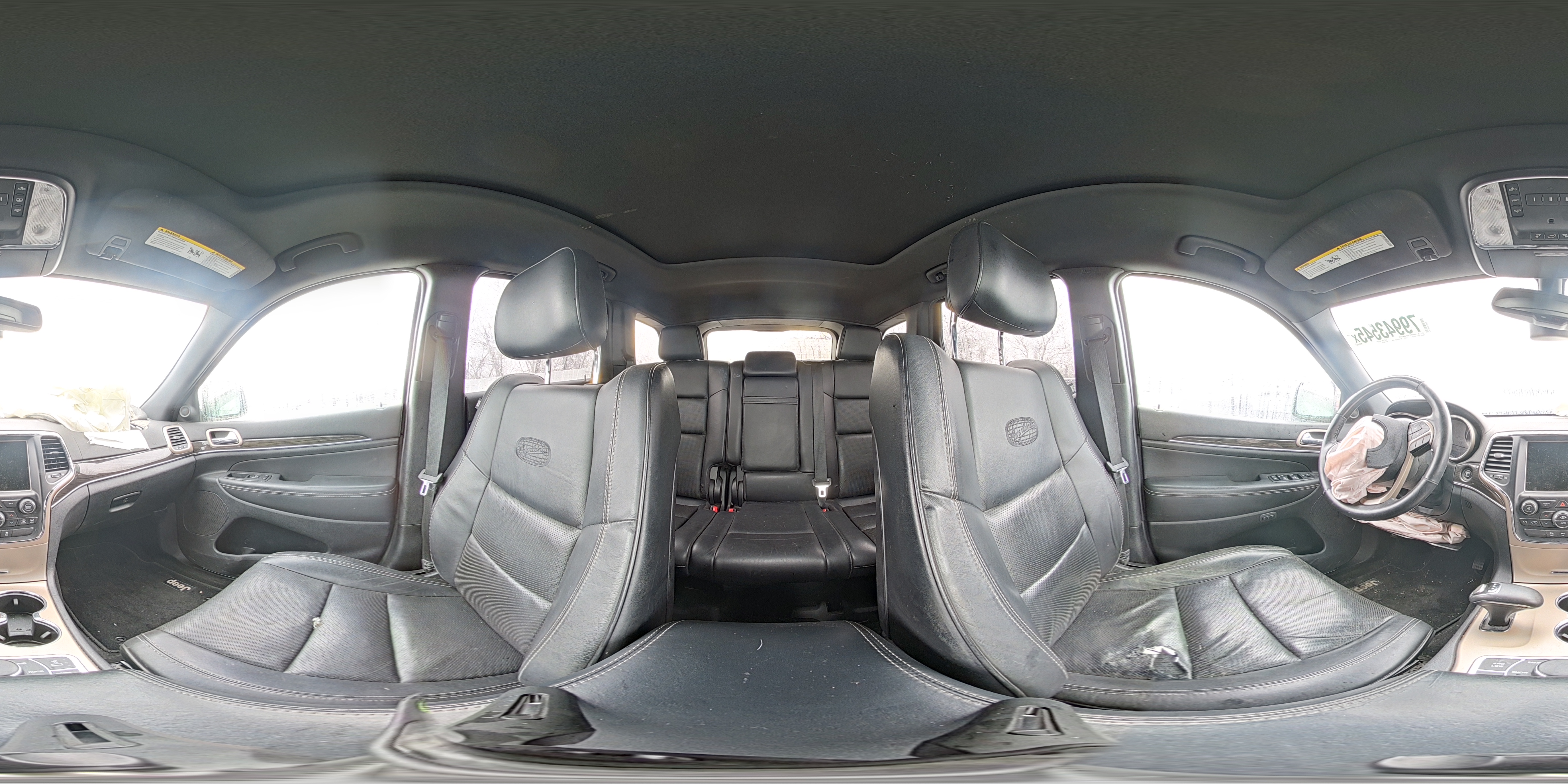 2014 Jeep Grand Cherokee Overland Серебряный vin: 1C4RJFCGXEC210725