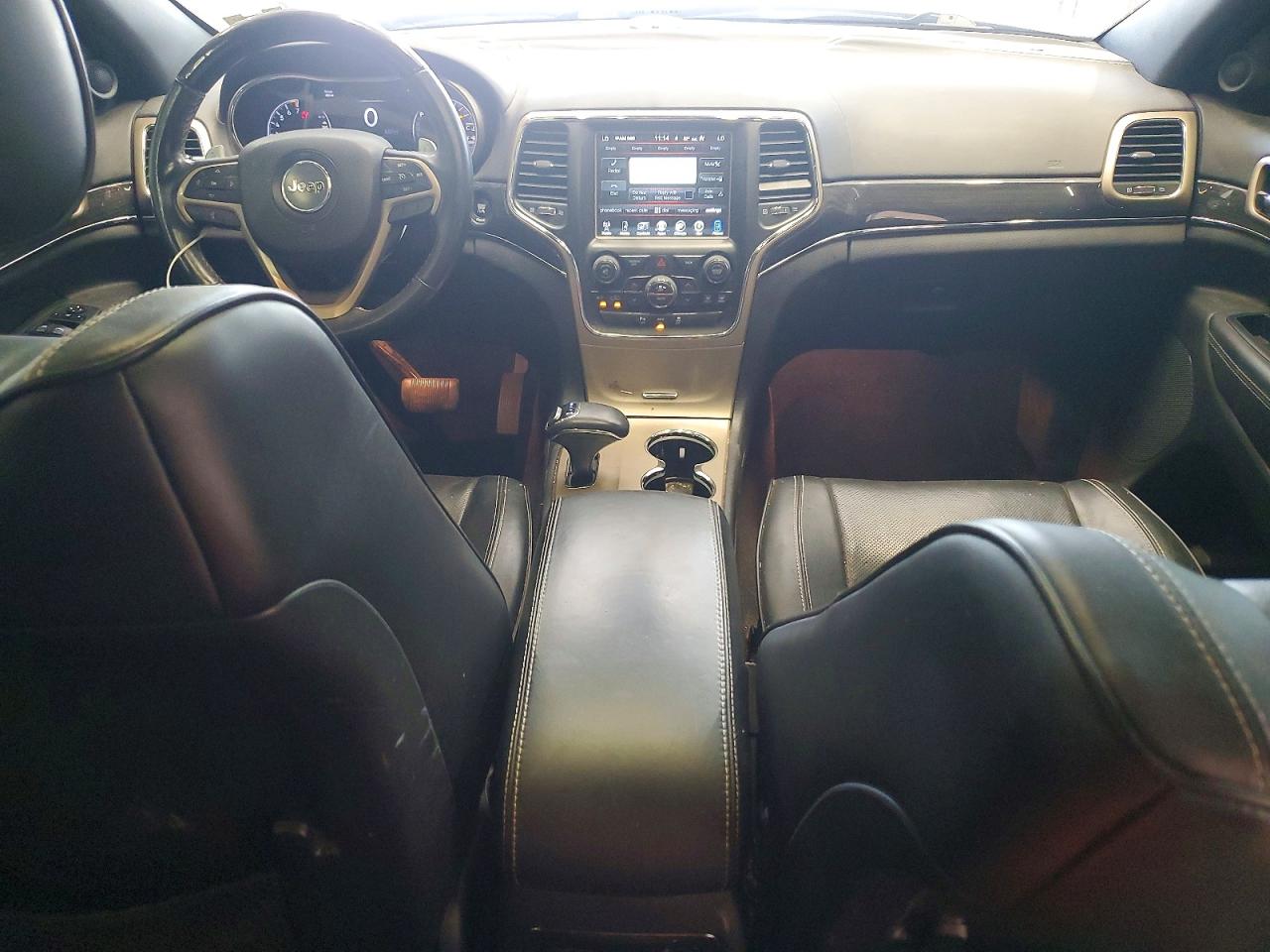 2014 Jeep Grand Cherokee Overland Серебряный vin: 1C4RJFCGXEC245491
