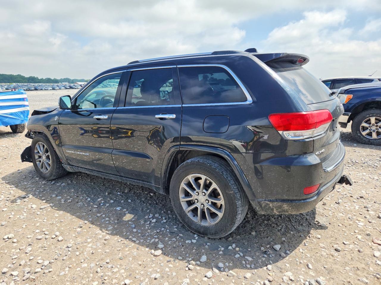 2014 Jeep Grand Cherokee Overland Black vin: 1C4RJFCGXEC340021