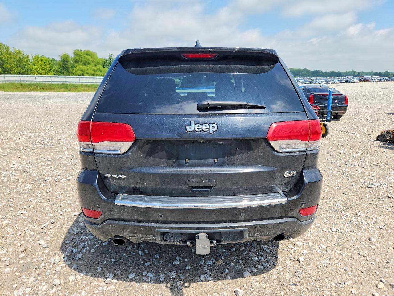 2014 Jeep Grand Cherokee Overland Black vin: 1C4RJFCGXEC340021