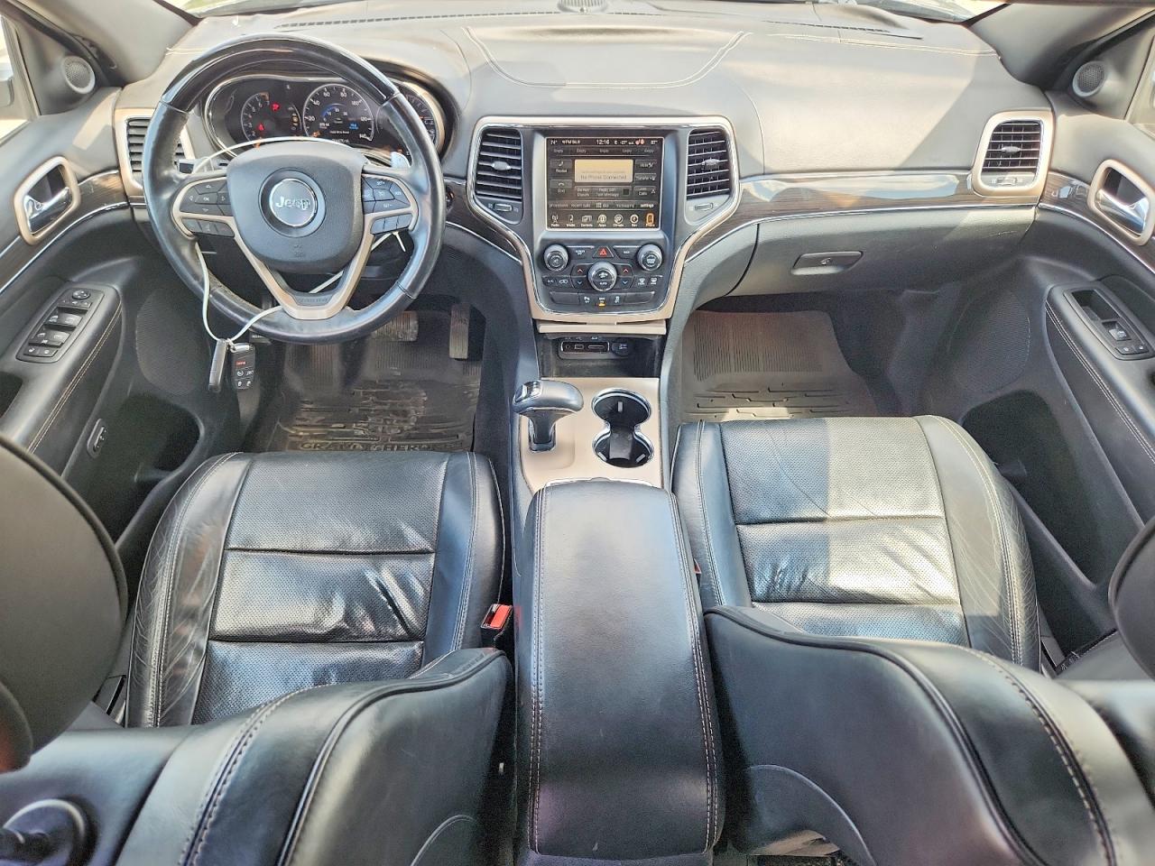 2014 Jeep Grand Cherokee Overland Black vin: 1C4RJFCGXEC340021
