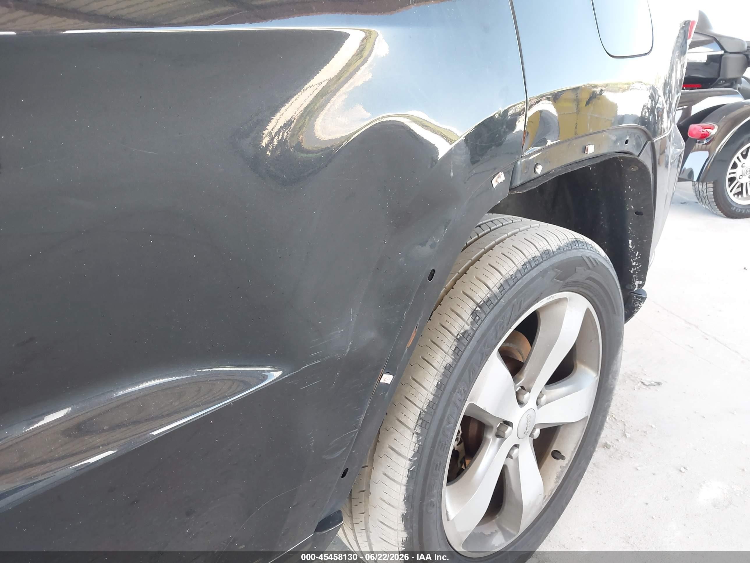 2014 Jeep Grand Cherokee Overland Black vin: 1C4RJFCGXEC340049