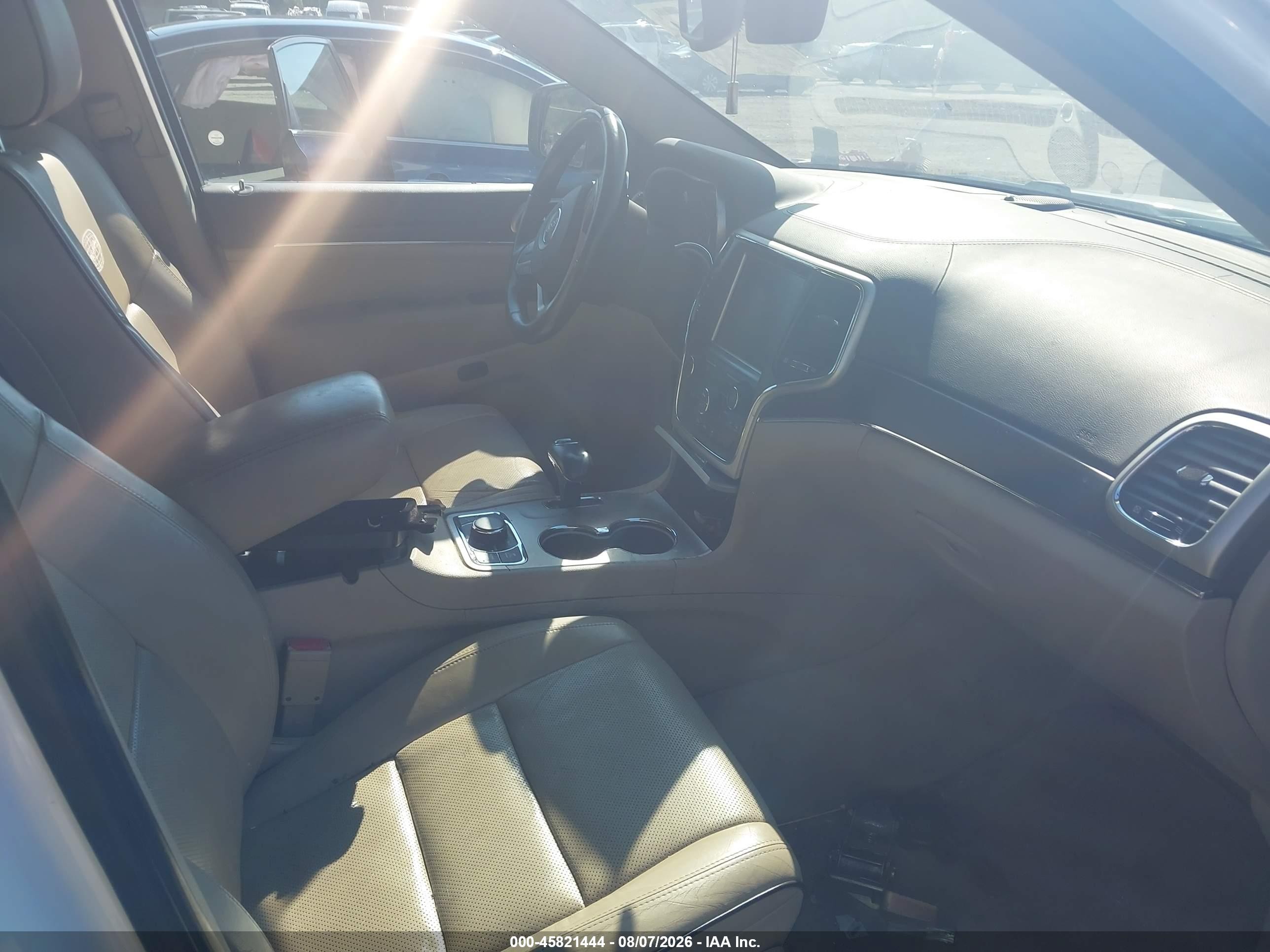 2014 Jeep Grand Cherokee Overland Белый vin: 1C4RJFCGXEC386562