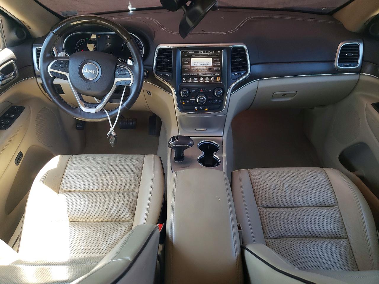 2014 Jeep Grand Cherokee Overland Blue vin: 1C4RJFCGXEC416515