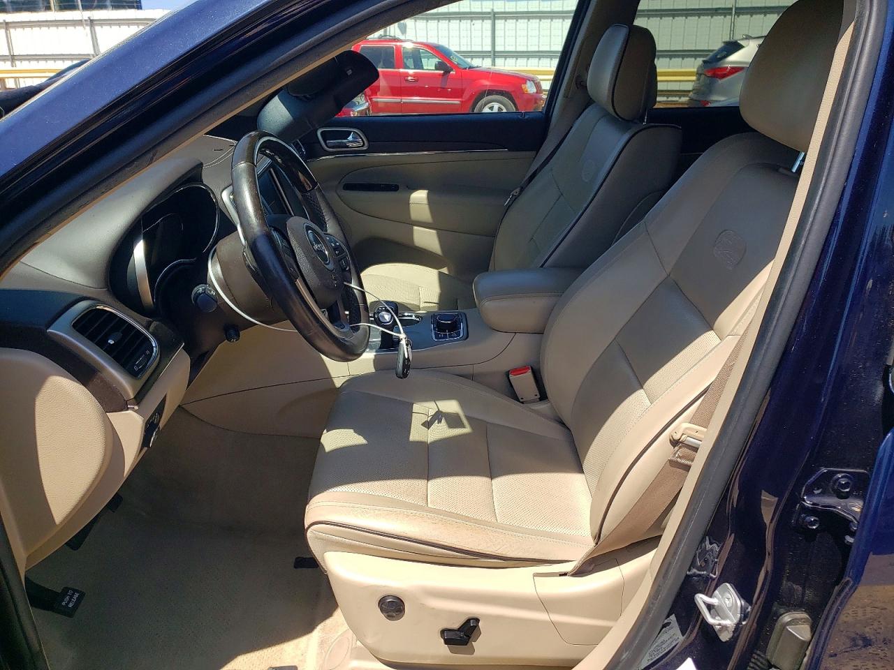 2014 Jeep Grand Cherokee Overland Blue vin: 1C4RJFCGXEC416515