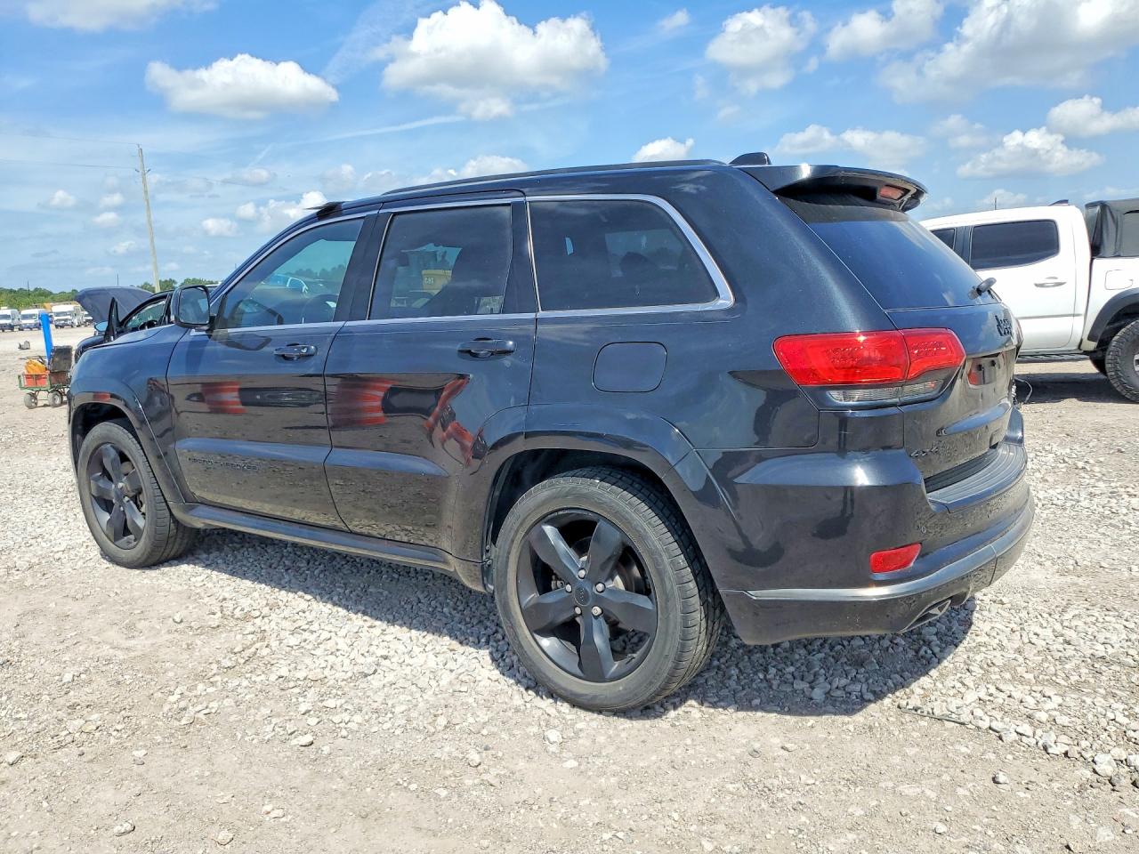 2015 Jeep Grand Cherokee Overland Black vin: 1C4RJFCGXFC213710
