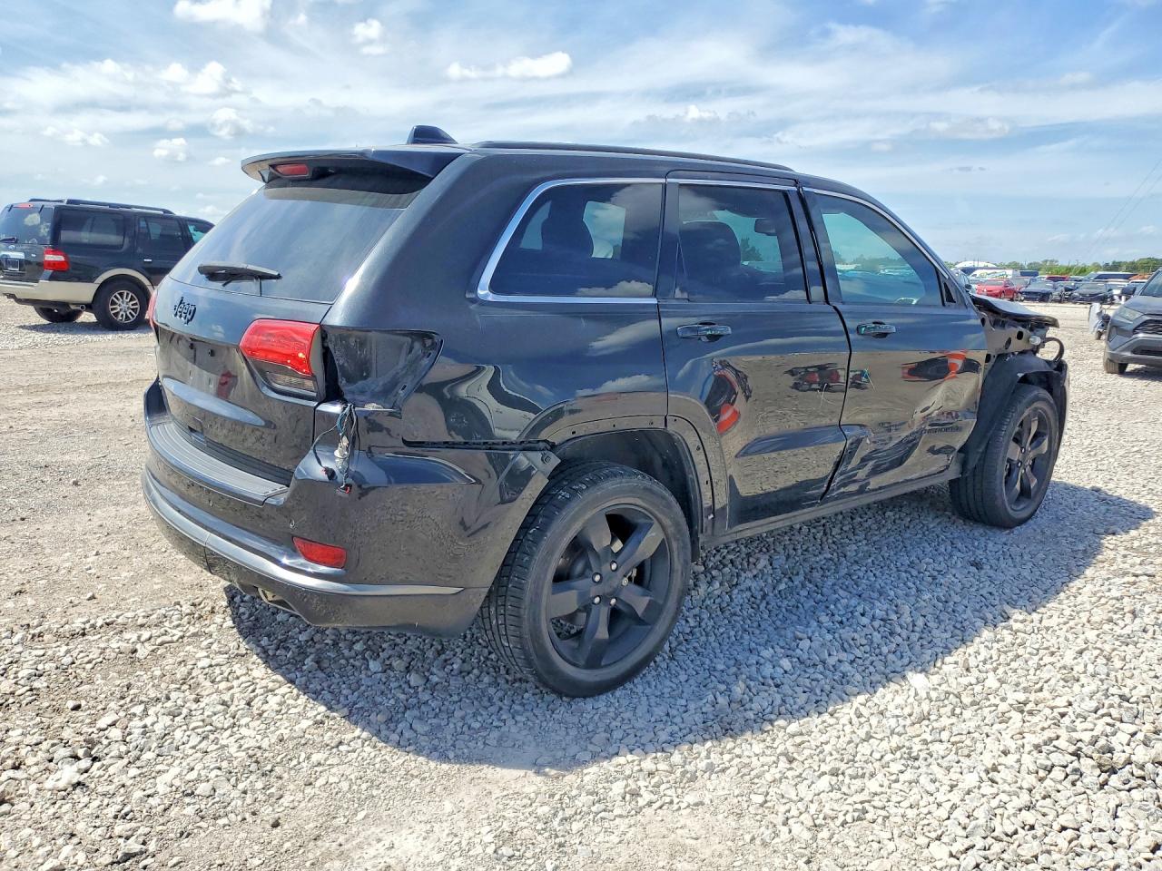 2015 Jeep Grand Cherokee Overland Black vin: 1C4RJFCGXFC213710