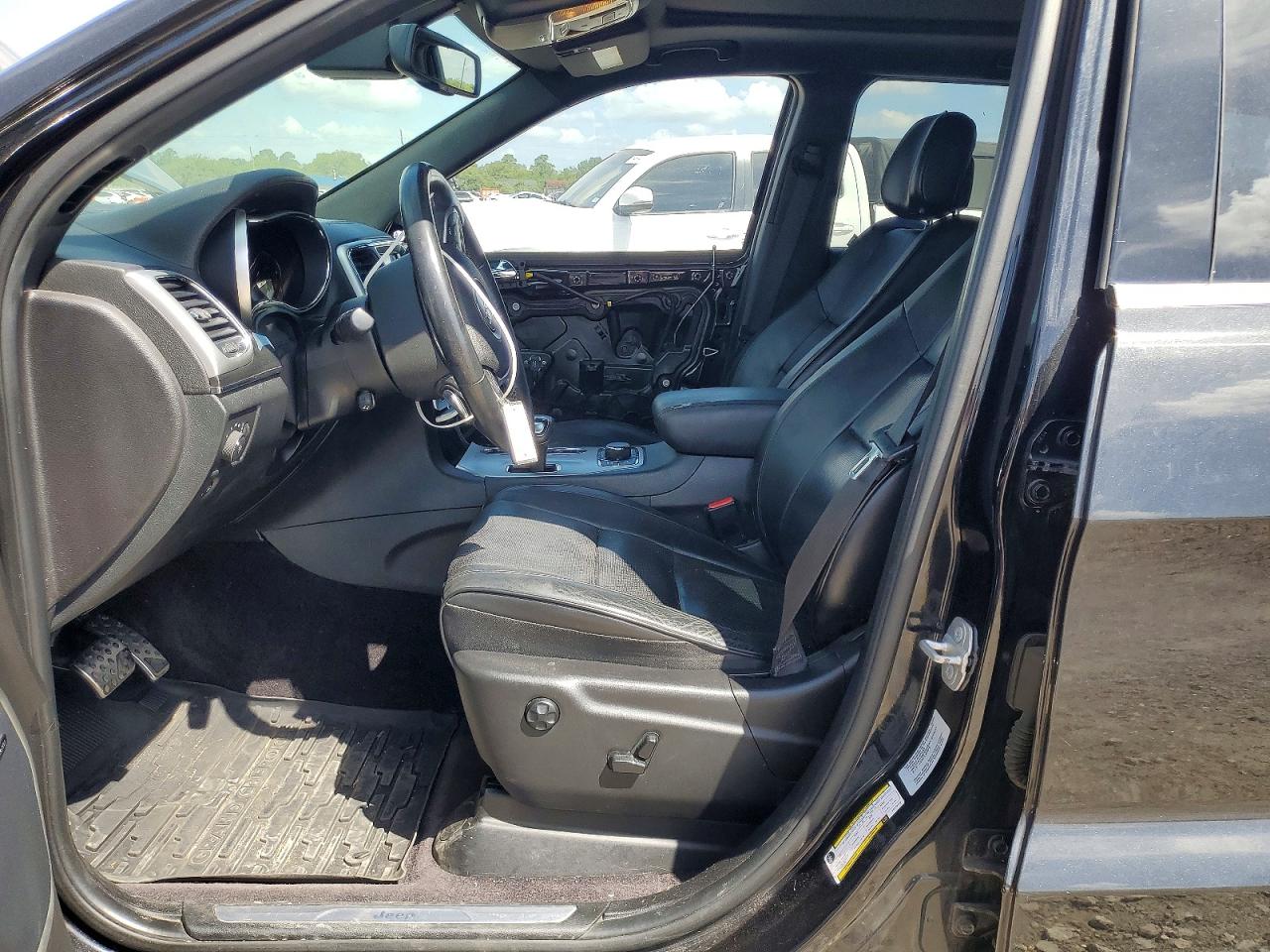 2015 Jeep Grand Cherokee Overland Black vin: 1C4RJFCGXFC213710