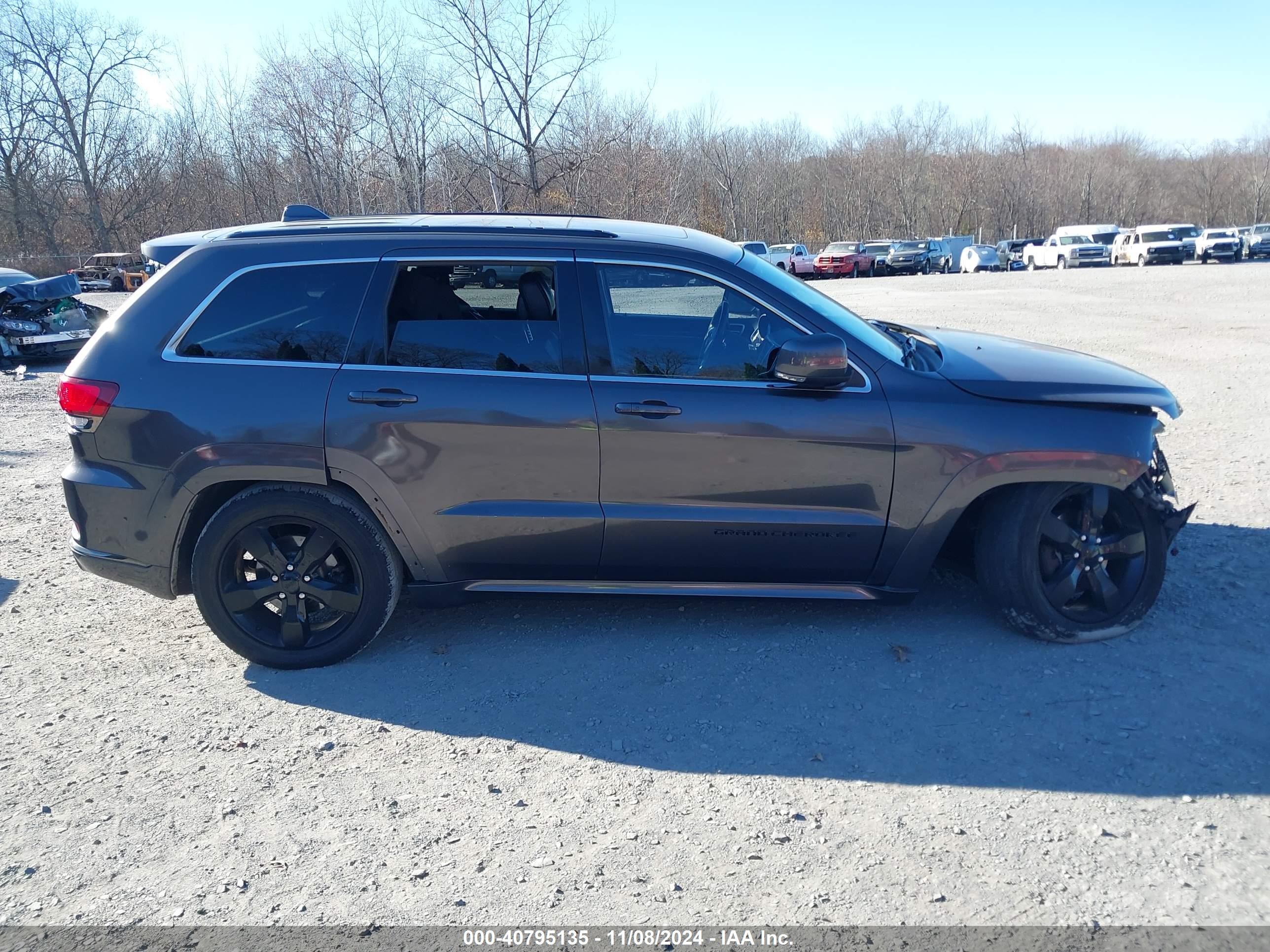 2015 Jeep Grand Cherokee High Altitude Pewter vin: 1C4RJFCGXFC215750