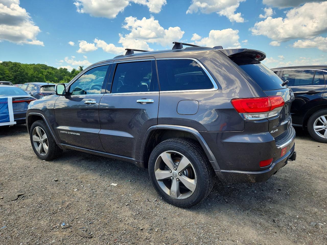 2015 Jeep Grand Cherokee Overland Gray vin: 1C4RJFCGXFC237201