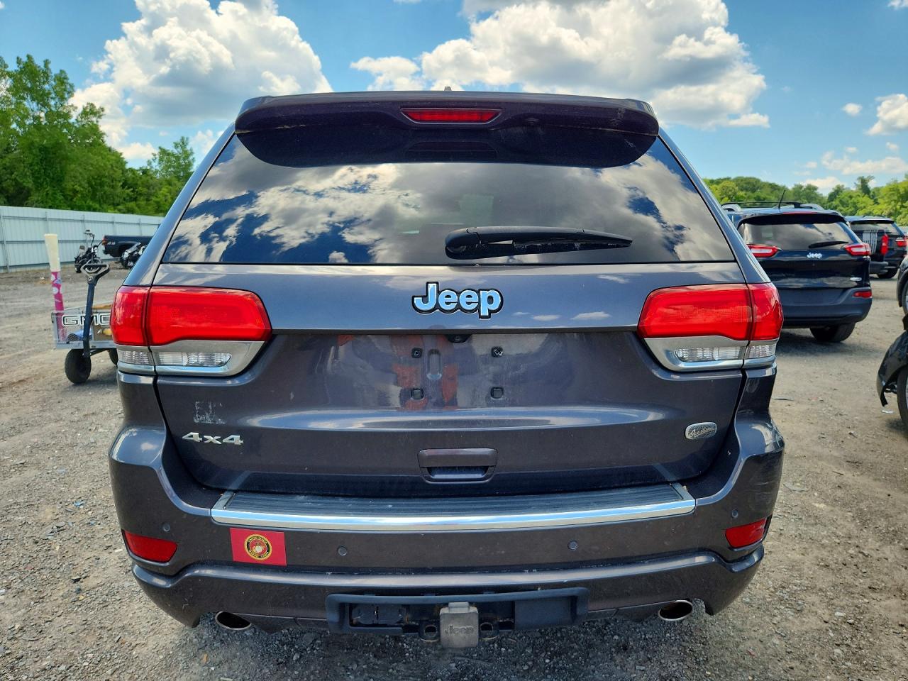 2015 Jeep Grand Cherokee Overland Gray vin: 1C4RJFCGXFC237201
