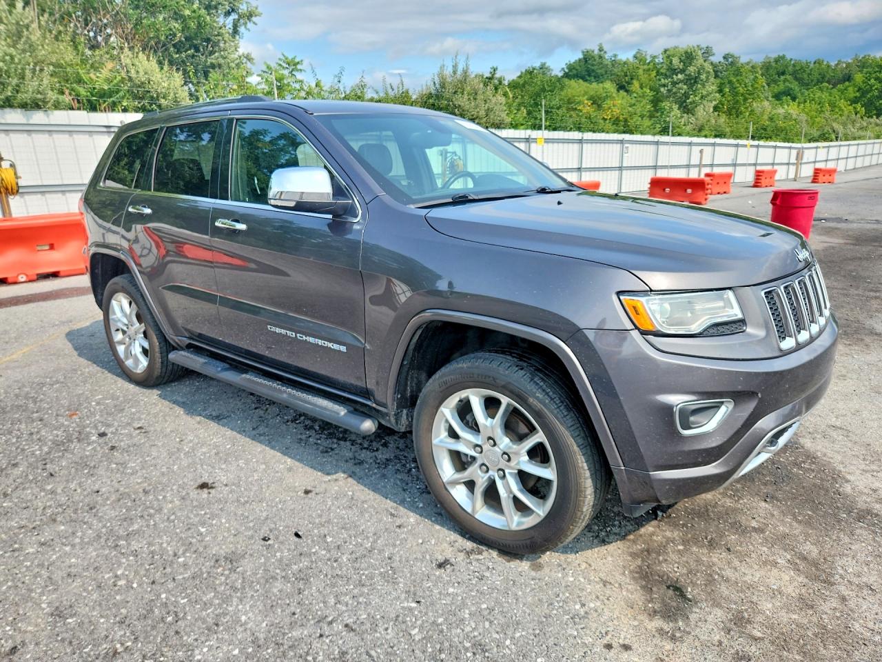 2015 Jeep Grand Cherokee Overland Gray vin: 1C4RJFCGXFC754384