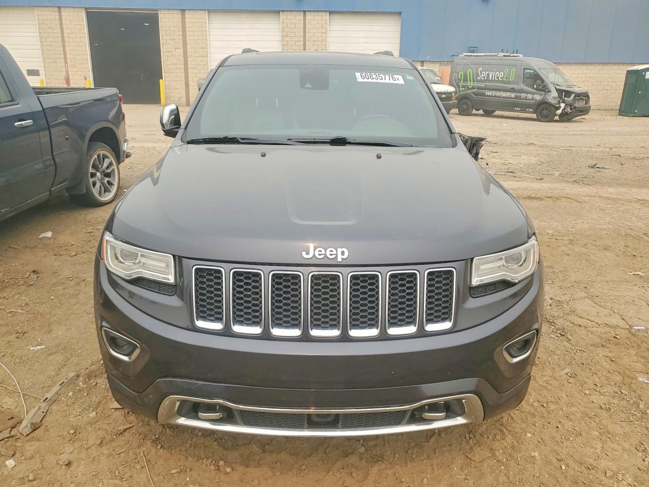 2015 Jeep Grand Cherokee Overland Blue vin: 1C4RJFCGXFC785859
