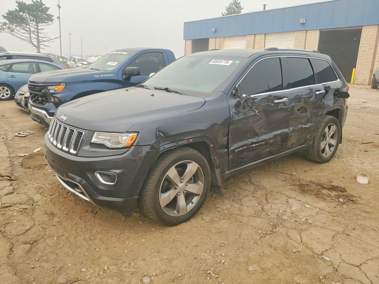2015 Jeep Grand Cherokee Overland Blue vin: 1C4RJFCGXFC785859